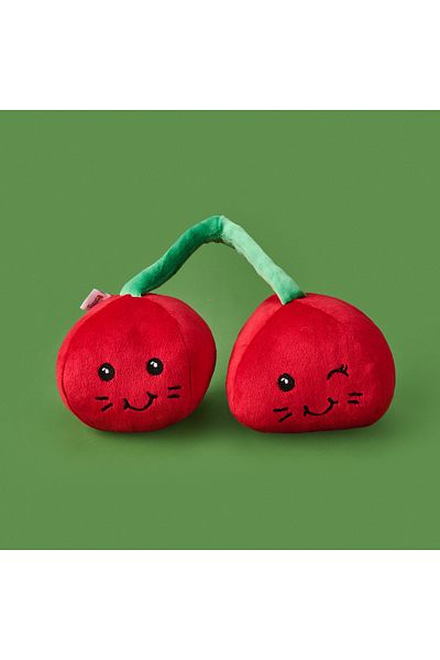 Evidea Soft Cherry Figured Pillow - Red - 25 cm