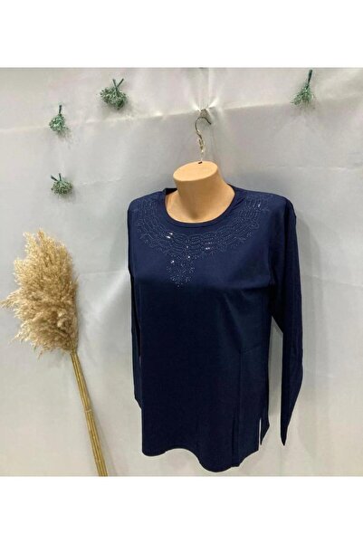 Kuraff Giyim Anneler Gününe Özel İşleme Detaylı Anne penye