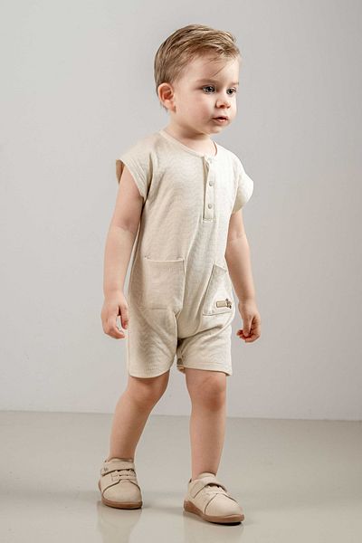 bombe Baby Kids Natural Cotton Comfortable Jumpsuit Salopet Trend Fashion Bottom Top Set