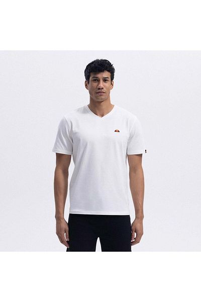 Ellesse Em186-1-Wt V-Neck Men's T-Shirt - White