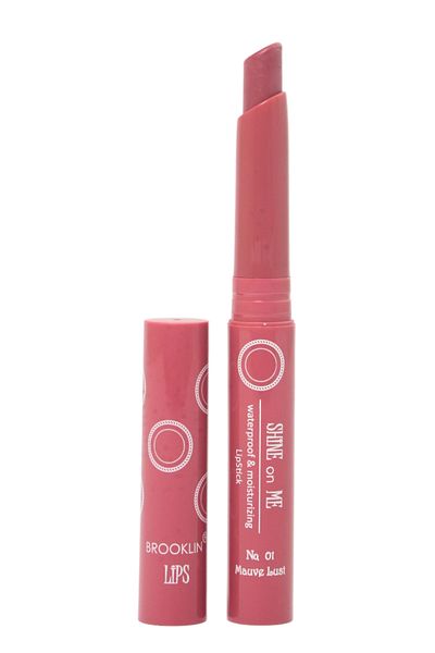 BROOKLIN Lipstick - LIPSTICK SHINE on ME No 01 mauve lust