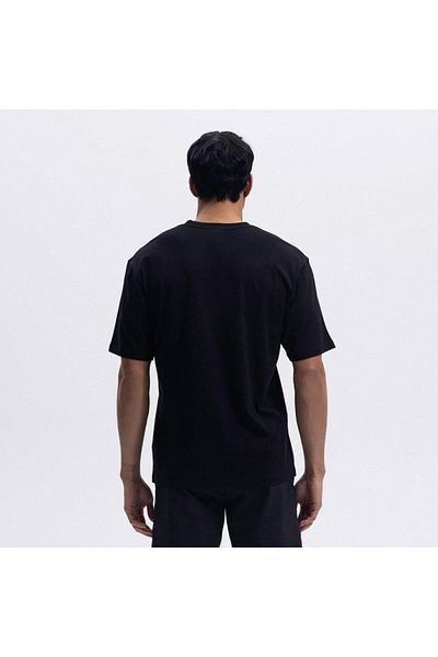 Ellesse Em390-Bk Oversize Tee Men's T-Shirt - Black