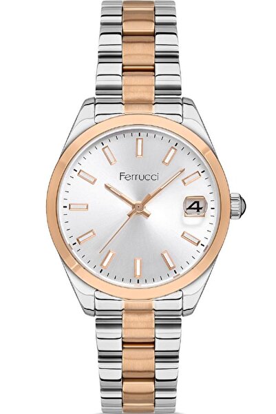 Ferrucci FC.0223 13276M.04 Metalik-Rose Kadın Kol Saati