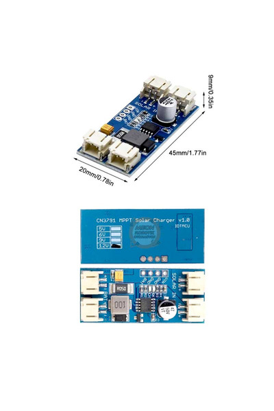 Meon Robotik Otomasyon CN3791 MPPT 12V Solar Panel Şarj Cihazı Modülü-1S 3.7V Lityum Pil MPPT Şarj Kartı