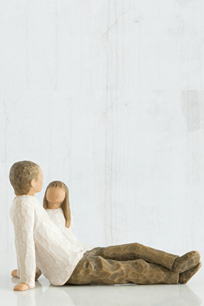 Willow Tree Father & Daughter Baba ve Kız Dekoratif Biblo