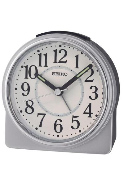 Seiko QHE198S Sessiz Saniye İbreli LumiBrite Alarmlı Masa Saati