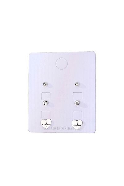 SIC MODA Elegant Stainless Steel Earrings Set Sic Moda 5464A