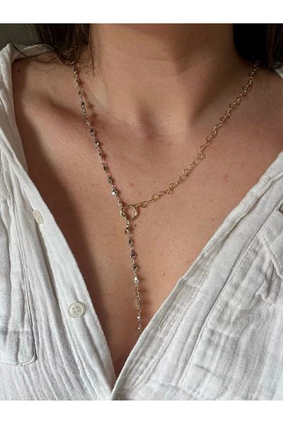 CHARMLUCKY Heart Mix Y Necklace