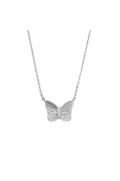 Fossil Jfs00619-040 Butterfly Women's Necklace