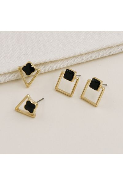 SIC MODA Minimalist earrings set Sic Moda 5709