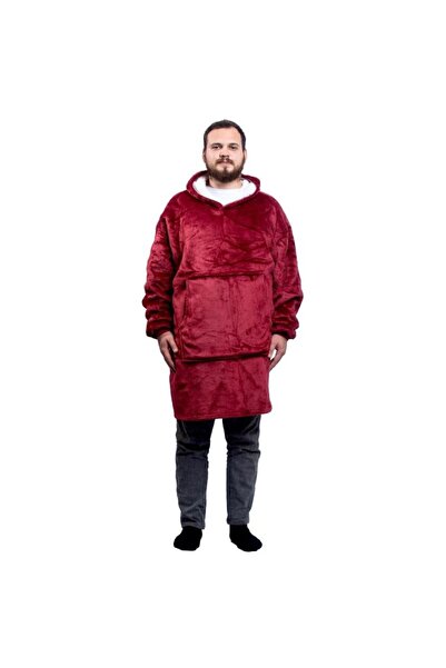 OEM Blanket with sweatshirt sleeves, hood, pocket, double layer Serpa 220g/m² and Polar 260g/m²