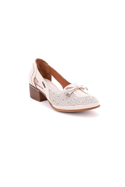 Venüs 2312522Y Women's Genuine Leather Low Heeled Classic Shoes