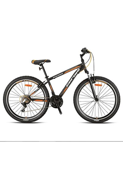 Geroni Magnum - 26" - Mtb - 15' - 21 Vites - V.b - Mat Siyah-neon Turuncu/gri