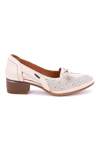 Venüs 2312522Y Women's Genuine Leather Low Heeled Classic Shoes