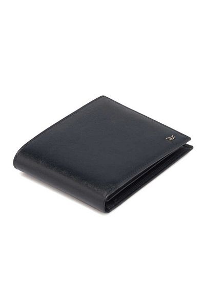 Tergan Navy Blue Genuine Leather Men's Wallet - S1Ce00001464-H86