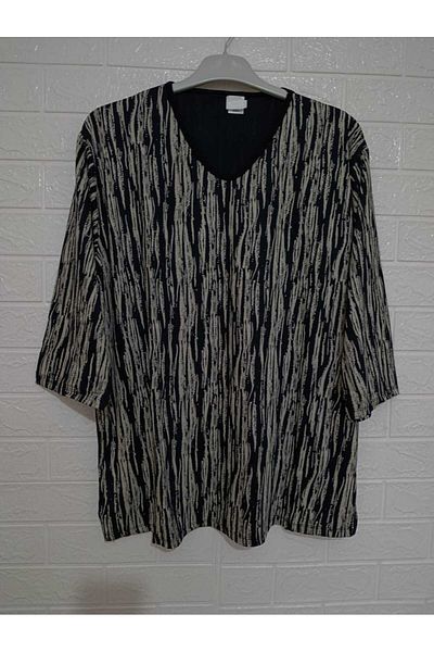 anne moda ankara Full Summer Capri Sleeve 95% Viscose Anti-Sweat Blouse