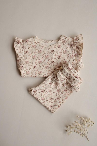 OhlalaKoala Rabbit Patterned Ruffled Body Tights Set