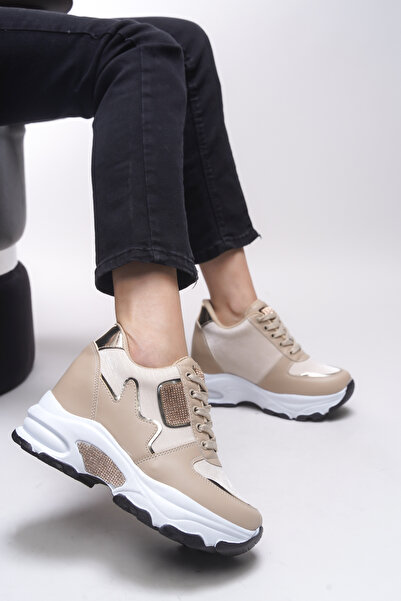 Riccon Γυναικεία αθλητικά παπούτσια Syllartha 0012214   Μπεζ