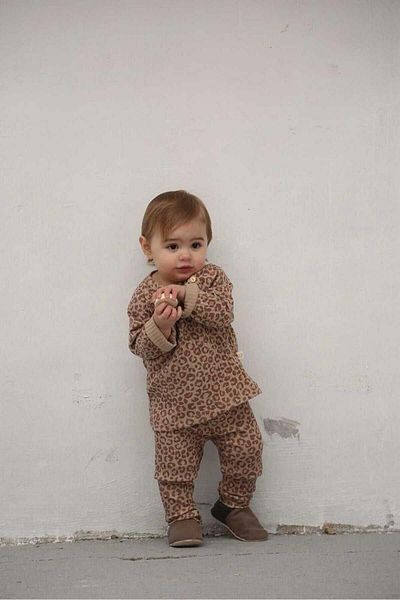 OhlalaKoala Leopard Patterned Bottom Top Set