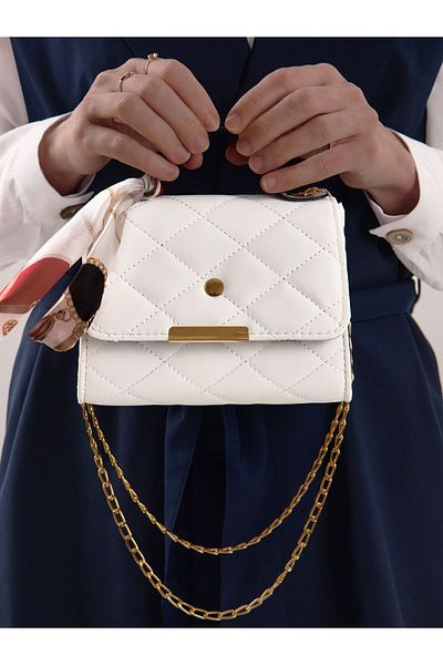 HONEY BAG Geantă de mână, de mână și de umăr pentru femei NAD Foulard Detail