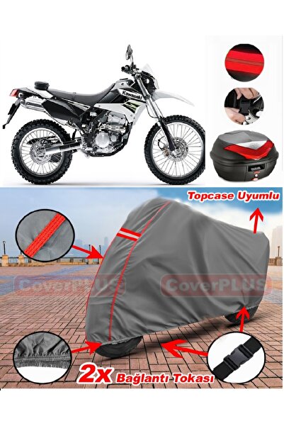 CoverPlus غطاء محرك السيارة المتوافق مع Kawasaki KLX 250، غطاء محرك السيارة ب...