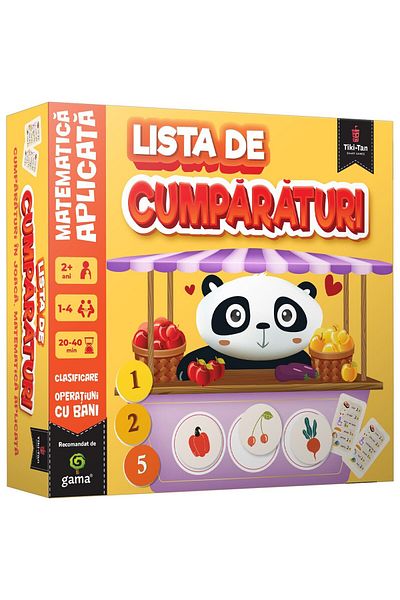 Tiki Tiki-Tan Game - Shopping List