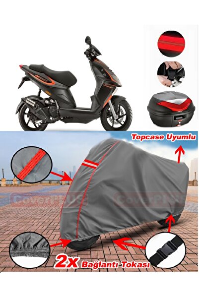 CoverPlus بياجيو NRG Power 50 حقيبة خلفية متوافقة مع قماش القنب للدراجات النا...