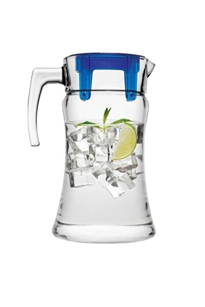 Paşabahçe 43018 Azur Mavi Kapaklı Sürahi 1400 cc