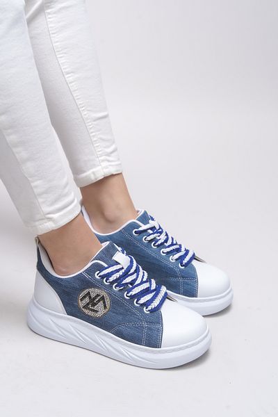 Riccon Tenis Libtihne pentru femei 0012238   Blugi albastru