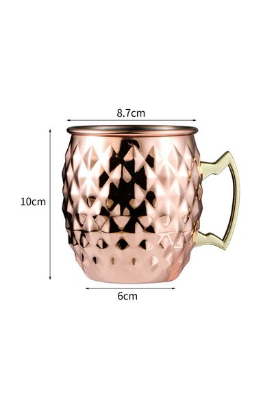 OEM Viking Cooper mug, stainless steel, 530 ml, durable, resistant, 10x6x8.7 cm, ergonomic