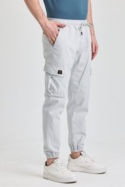 Wise Erkek Rahat Kesim Kargo Cepli Beli Lastikli Jogger Pantolon