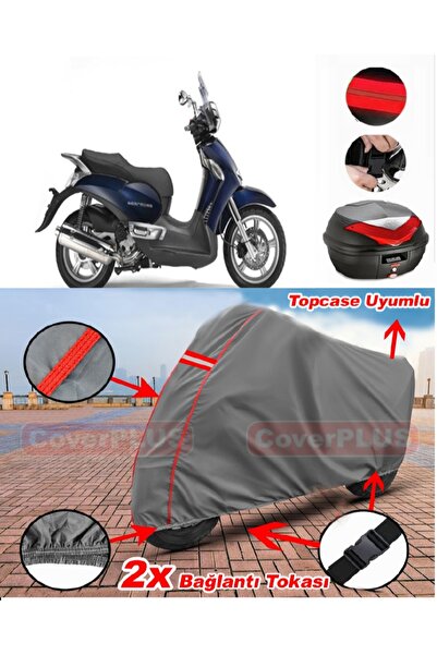 CoverPlus Aprilia Scarabeo 500 Rear Bag Compatible Motor Tarpaulin Motorcycle...