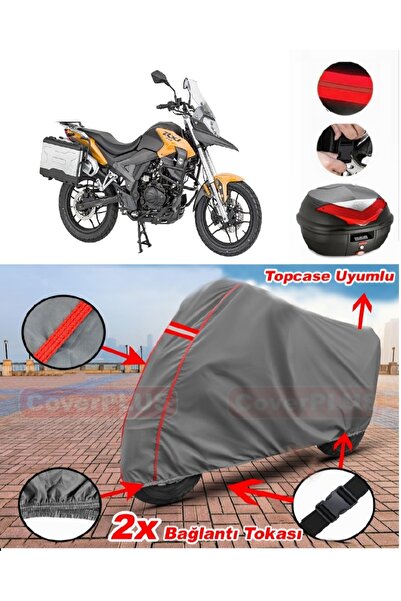 CoverPlus حقيبة ظهر Mondial RX1i Evo متوافقة مع قماش القنب للدراجات النارية ب...