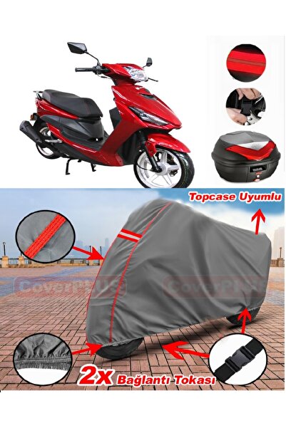 CoverPlus Stmax Nett 50 حقيبة خلفية متوافقة مع قماش القماش المشمع للدراجات ال...