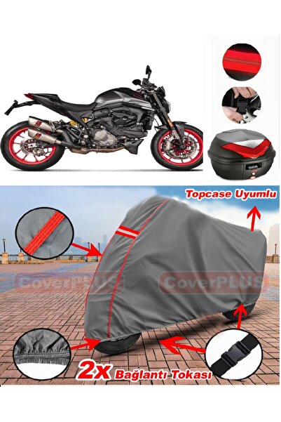 CoverPlus Ducati Monster 937 Plus Rear Bag Compatible Motor Tarpaulin Motorcy...