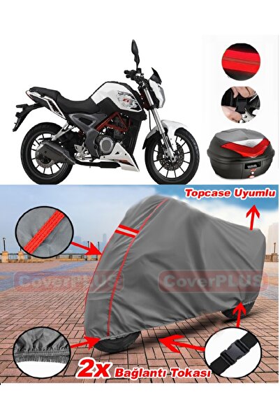 CoverPlus Benelli Tnt 250 Rear Bag Compatible Motor Tarpaulin Motorcycle Tarp...