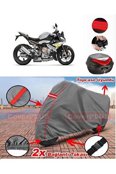 CoverPlus Bmw S 1000 R حقيبة خلفية متوافقة مع قماش القماش المشمع للدراجات الن...