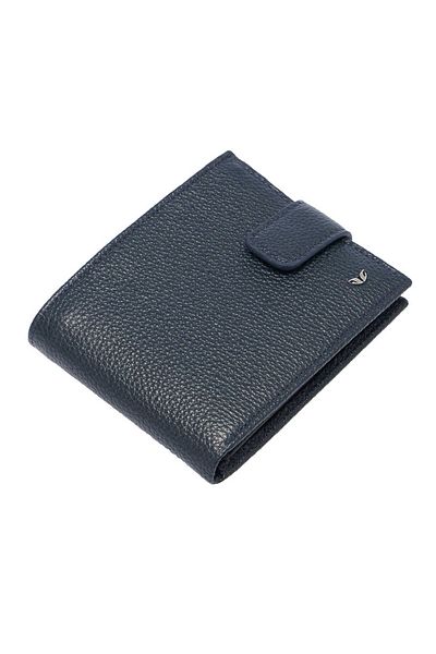 Tergan Navy Blue Genuine Leather Men's Wallet - S1Ce 00001567 -X86