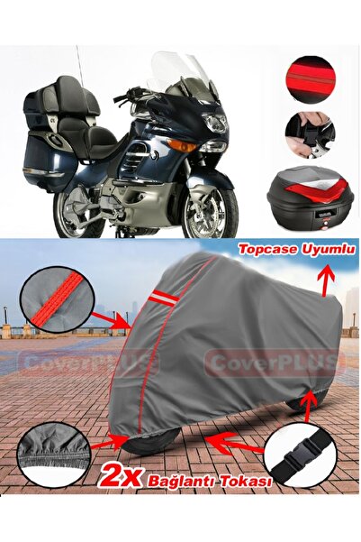 CoverPlus Bmw K 1200 LT حقيبة خلفية متوافقة مع قماش القماش المشمع للدراجات ال...