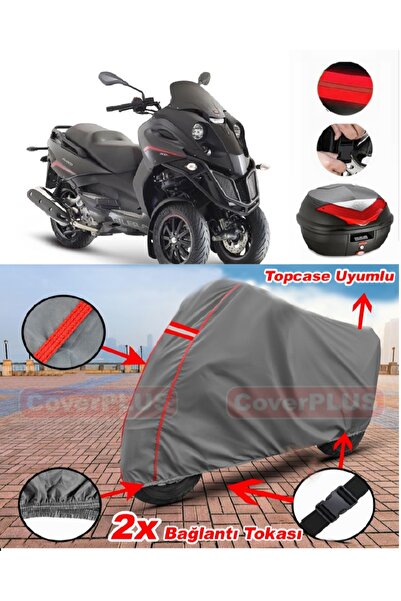 CoverPlus Gilera Fuoco 500 Rear Bag Compatible Motor Tarpaulin Motorcycle Tar...