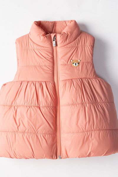 HAUSEkids 1-10 Years Old Happy Bear Girl's Padded Inflatable Vest-Kitten