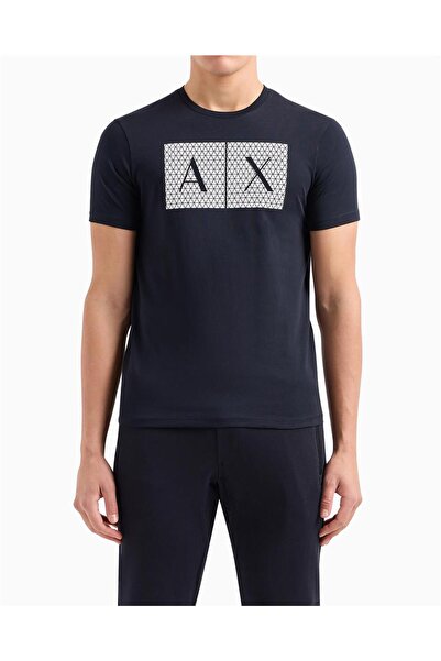 Armani Exchange Ανδρικό μπλουζάκι Navy 8Nztckz8H4Z 1510