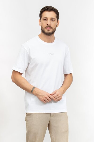 BOSS Чоловіча футболка великого розміру - 100% бавовна, TSHIRT 50519368
