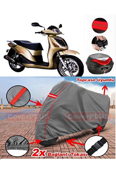 CoverPlus دورادو دافني حقيبة ظهر متوافقة مع قماش القنب للدراجات النارية باللو...