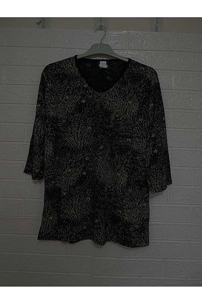 anne moda ankara Full Summer Capri Sleeve 95% Viscose Anti-Sweat Blouse