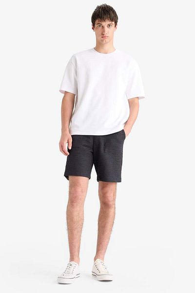 DeFacto New Season Relax Fit Waist Lace up Bermuda Shorts