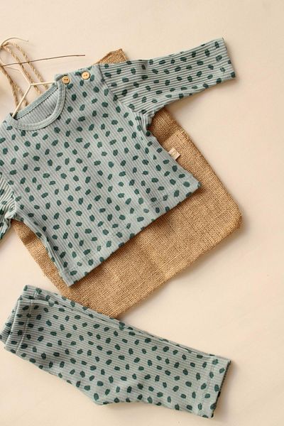 OhlalaKoala Watercolor Baby Top and Bottom Set