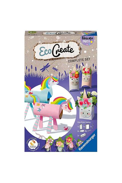 RAVENSBURGER Ravensburger EcoCreate creative set - Unicorn party