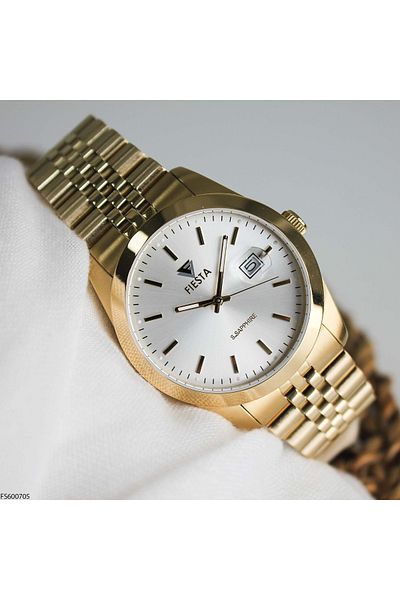 Fiesta Fs600705 Men's Wrist Watch with Steel Cord