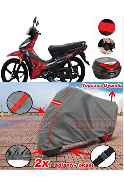 CoverPlus Kral Motor Kr-50 Capella Rear Bag Compatible Engine Tarpaulin Motor...